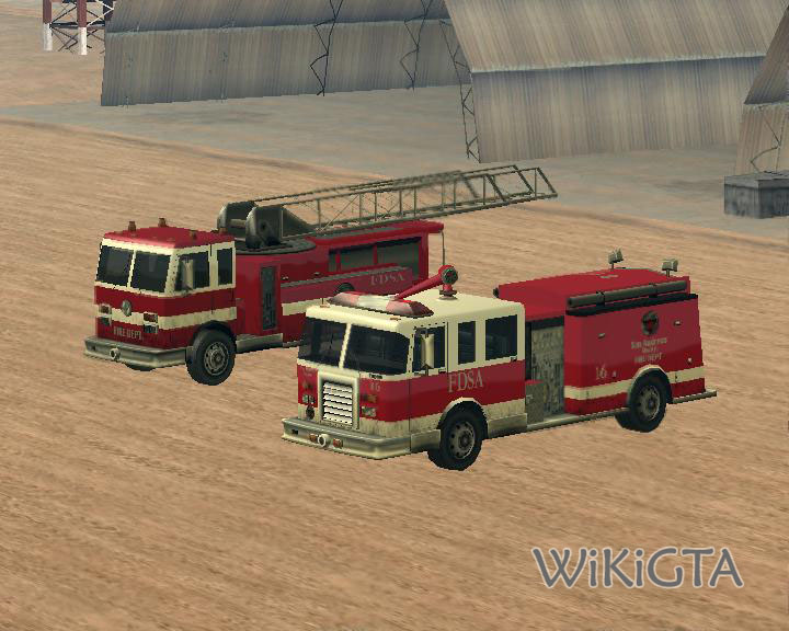 Fire Truck in GTA San Andreas