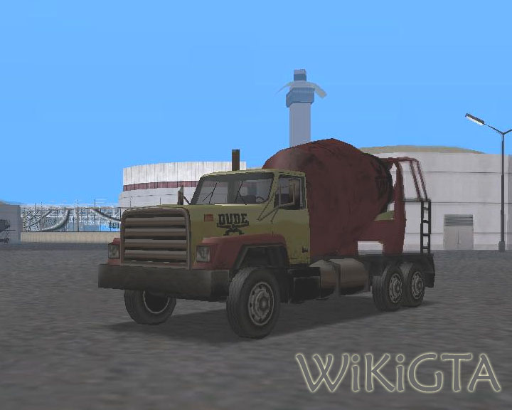 Cement Truck in GTA San Andreas