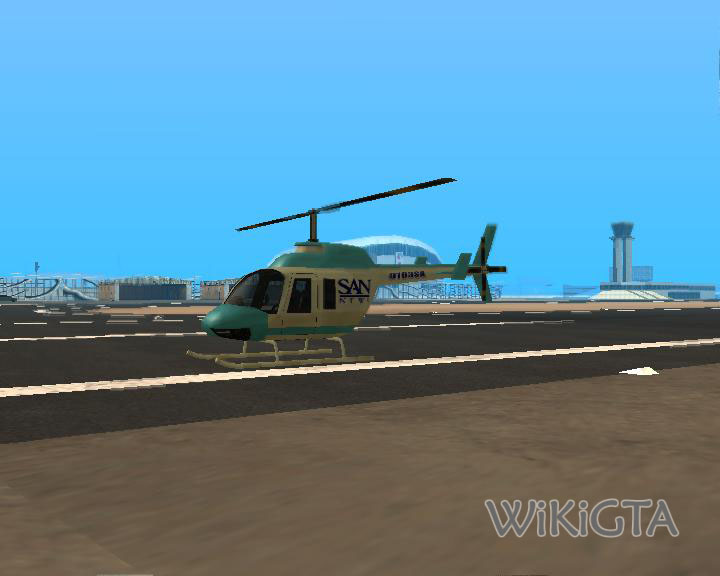 News Chopper in GTA San Andreas