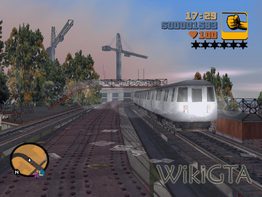 Train in GTA III