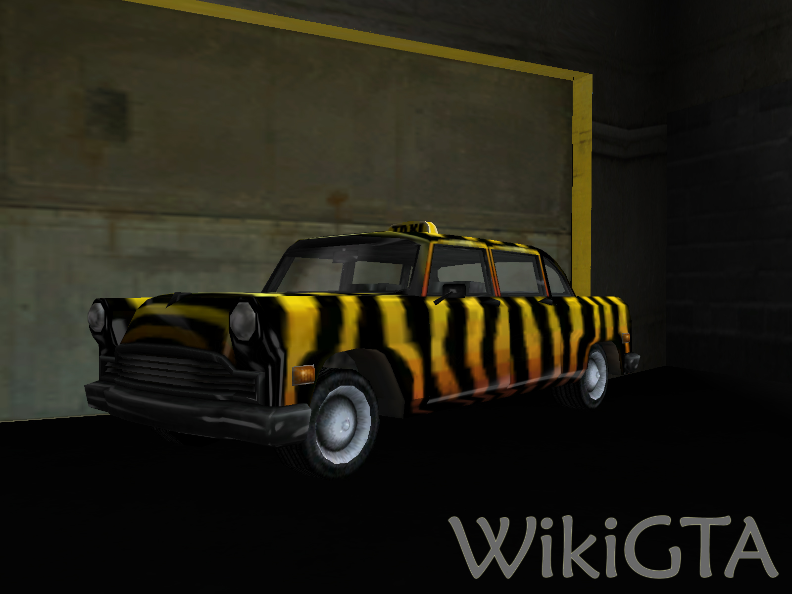 Zebra Cab in GTA Vice City