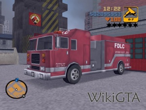 Fire Truck - WikiGTA - The Complete Grand Theft Auto Walkthrough