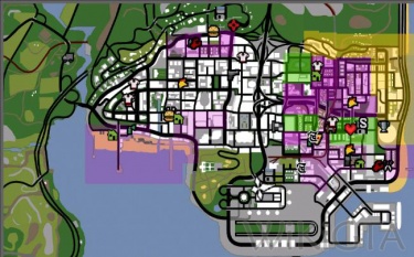 Gangterritories (GTA San Andreas) - WikiGTA - The Complete Grand Theft ...