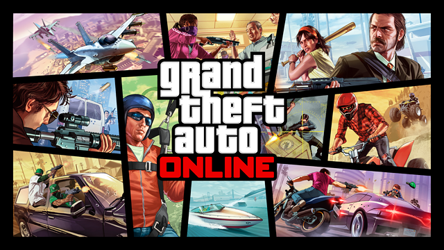 Release poster of Grand Theft Auto: Online