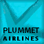 Reconstructie Plummet-logo